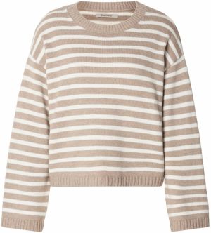 Barbour Sveter 'Rosie'  tmavobéžová / biela