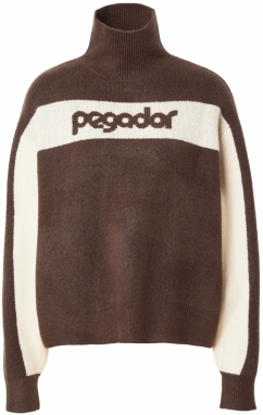 Pegador Sveter 'SEGOVIA'  hnedá / biela ako vlna