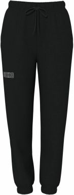 PIECES Nohavice 'PCRISSO'  čierna / biela