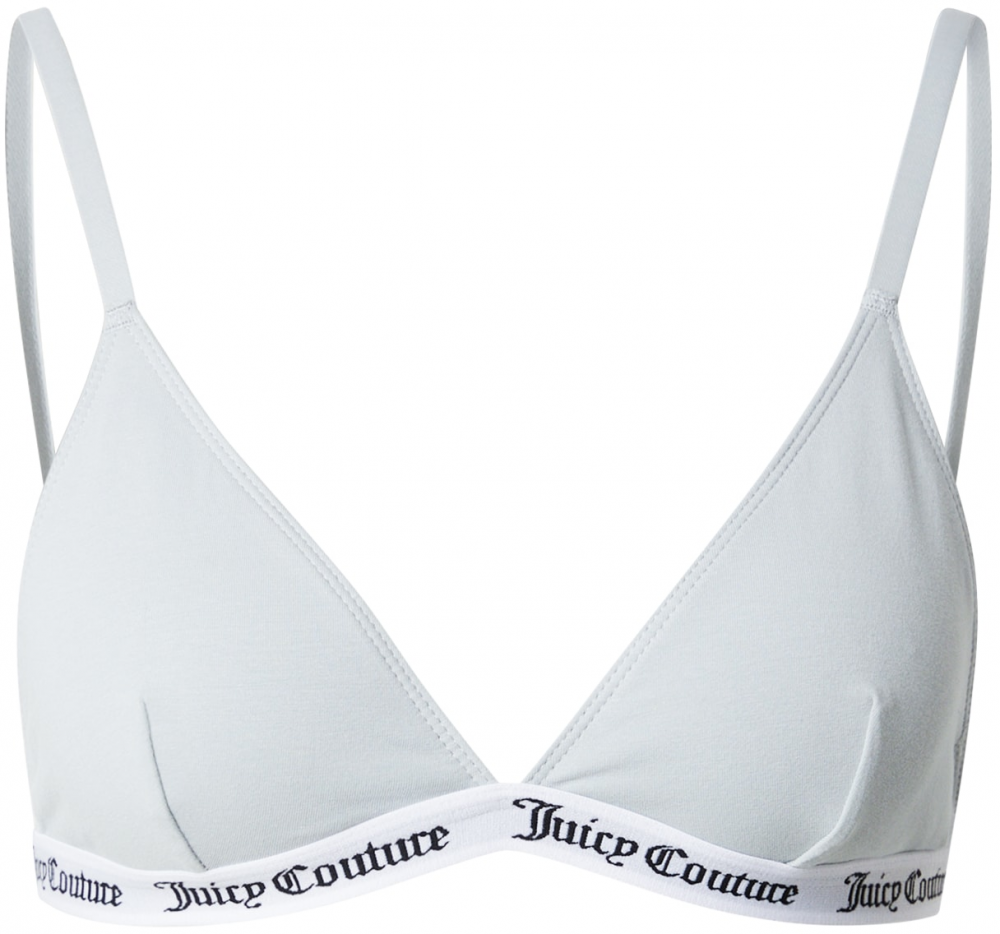 Juicy Couture Podprsenka  svetlosivá / čierna / biela