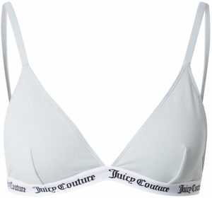 Juicy Couture Podprsenka  svetlosivá / čierna / biela