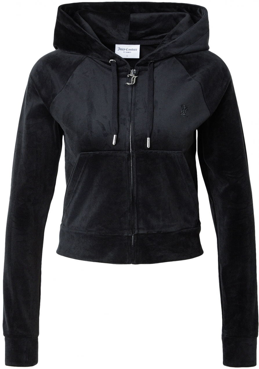 Juicy Couture Tepláková bunda 'MADISON'  čierna
