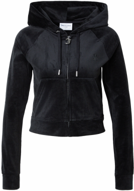Juicy Couture Tepláková bunda 'MADISON'  čierna