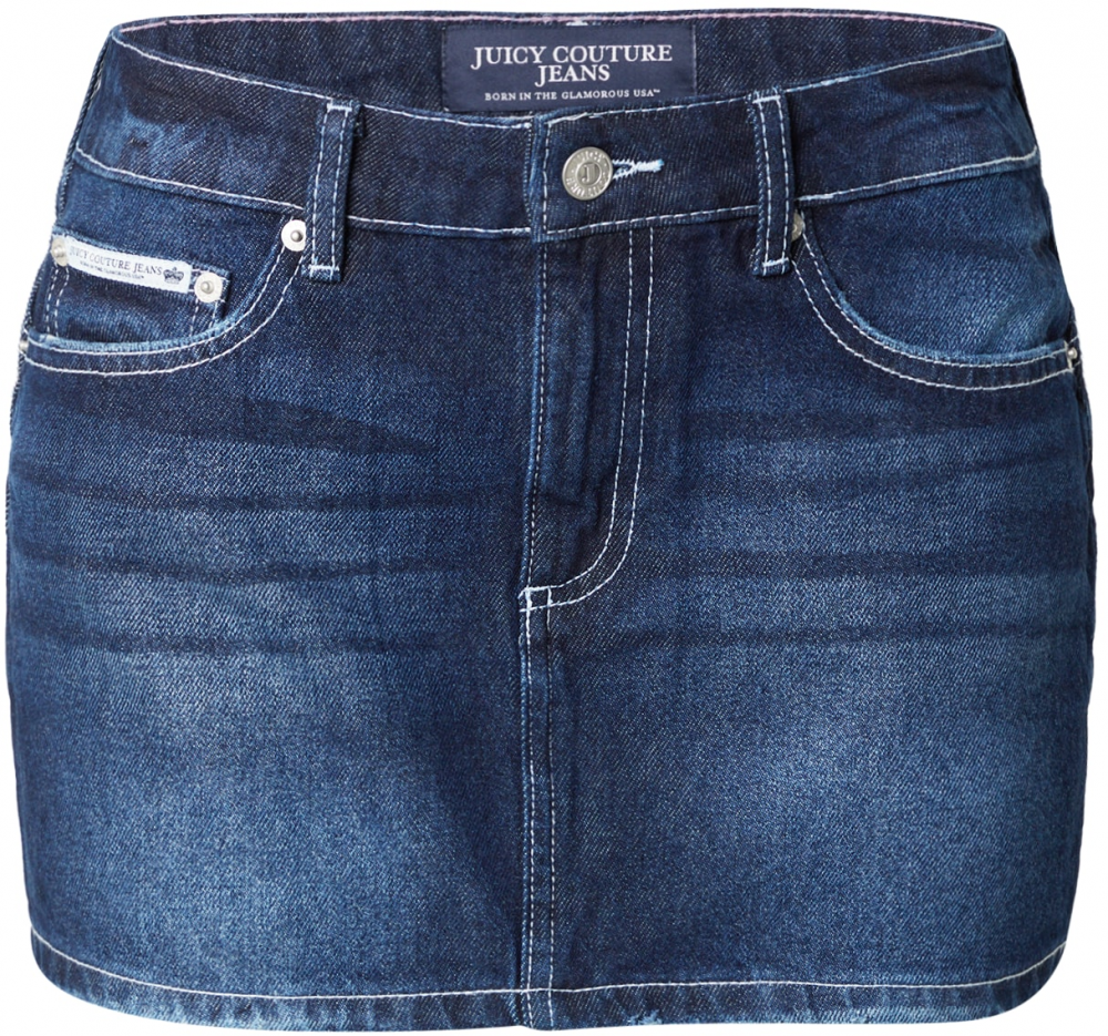 Juicy Couture Sukňa  modrá denim / biela