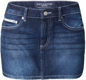 Juicy Couture Sukňa  modrá denim / biela