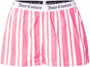 Juicy Couture Pyžamové nohavice  pitaya / tmavoružová / čierna / biela