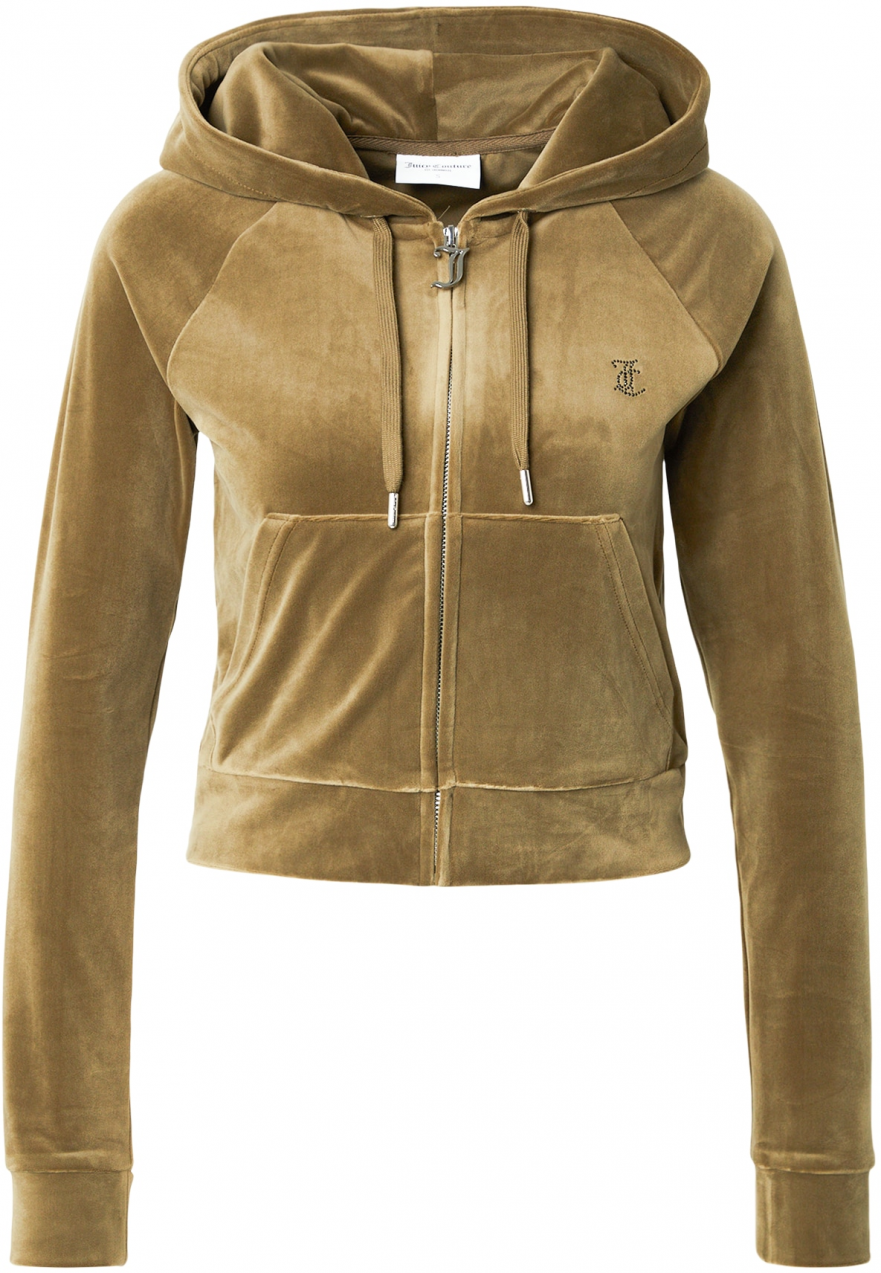 Juicy Couture Tepláková bunda 'MADISON'  olivová