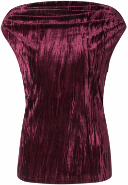 VERO MODA Blúzka  vínovo červená