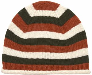 Pull&Bear Čiapky 'Gorro'  koňaková / olivová / biela