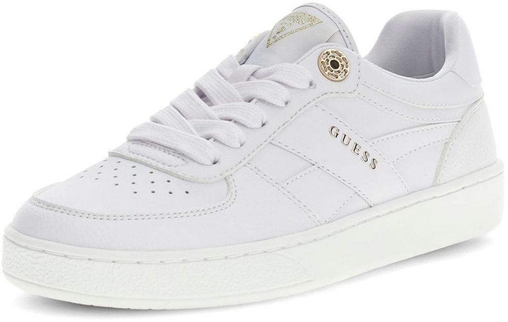 GUESS Nízke tenisky 'NAIMA'  zlatá / biela