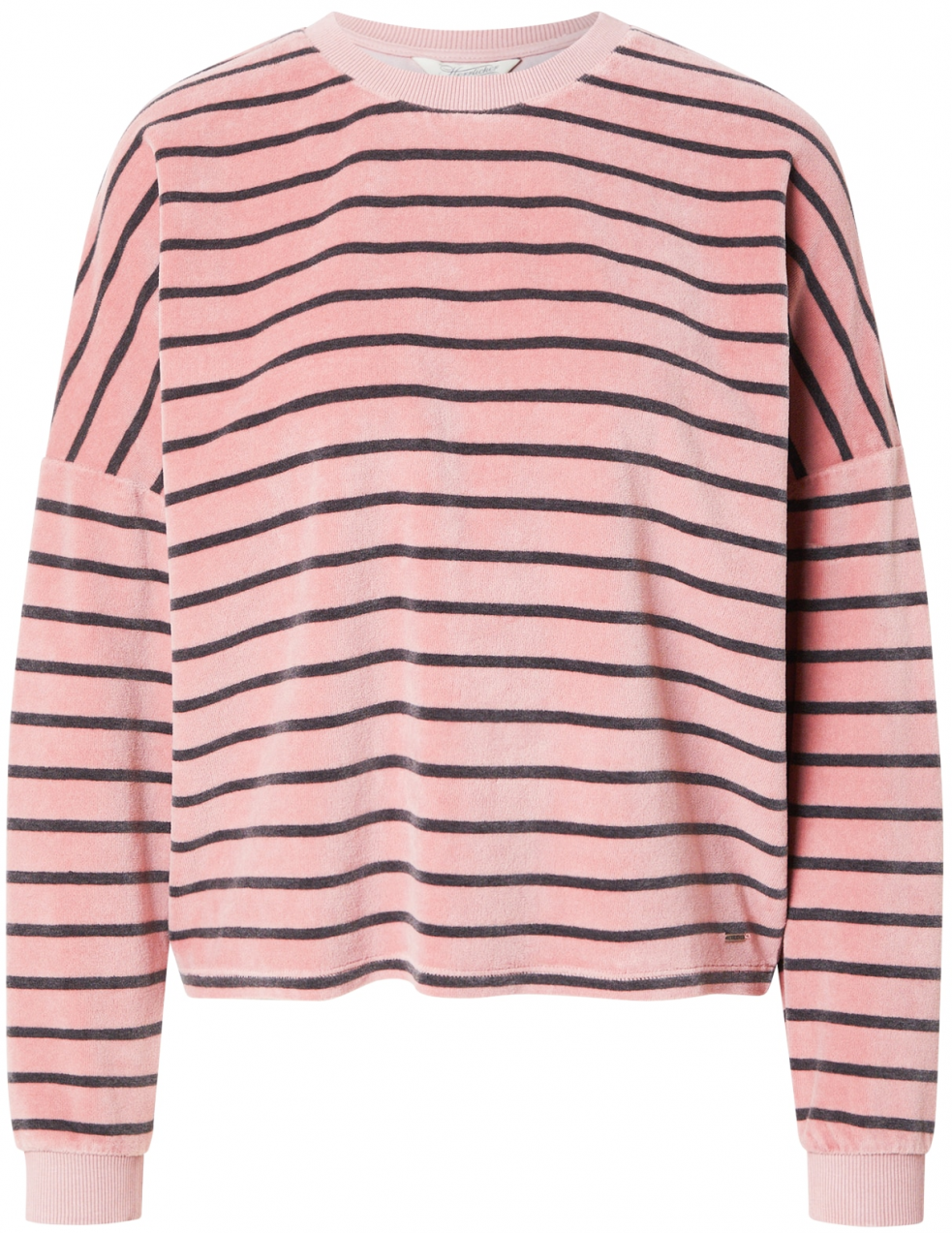 Herrlicher Mikina 'Smila'  ružová / čierna