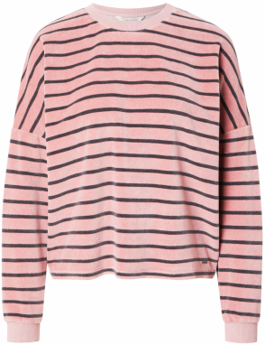 Herrlicher Mikina 'Smila'  ružová / čierna