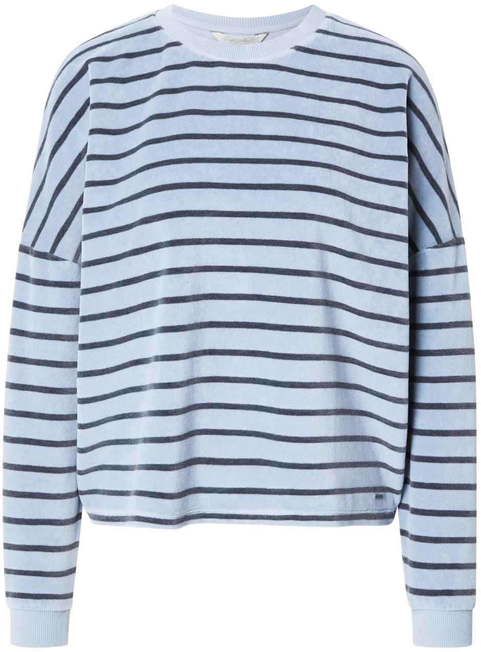 Herrlicher Mikina 'Smila'  modrosivá / čierna