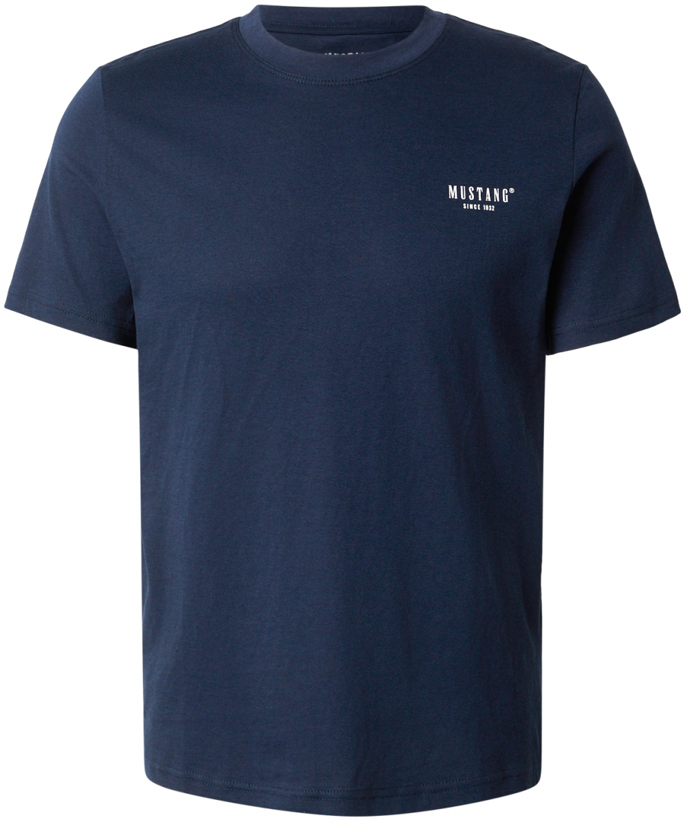 MUSTANG Tričko 'AUSTIN'  námornícka modrá