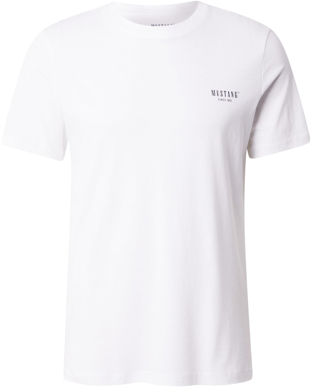 MUSTANG Tričko 'Austin'  čierna / biela