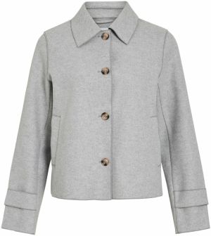 VILA Prechodná bunda 'VIJUICE'  svetlosivá