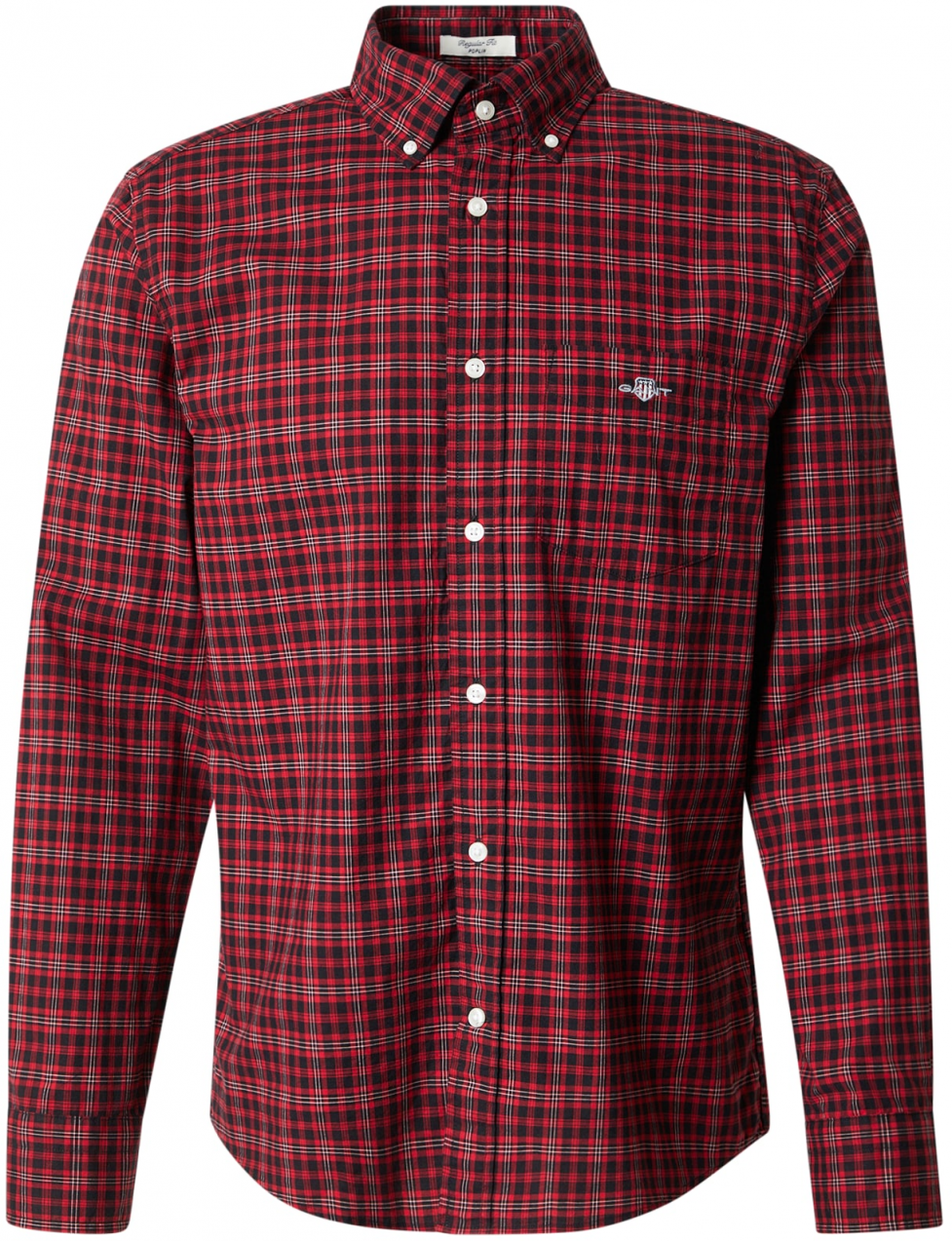 GANT Košeľa 'CLASSIC'  červená / tmavočervená / čierna / biela