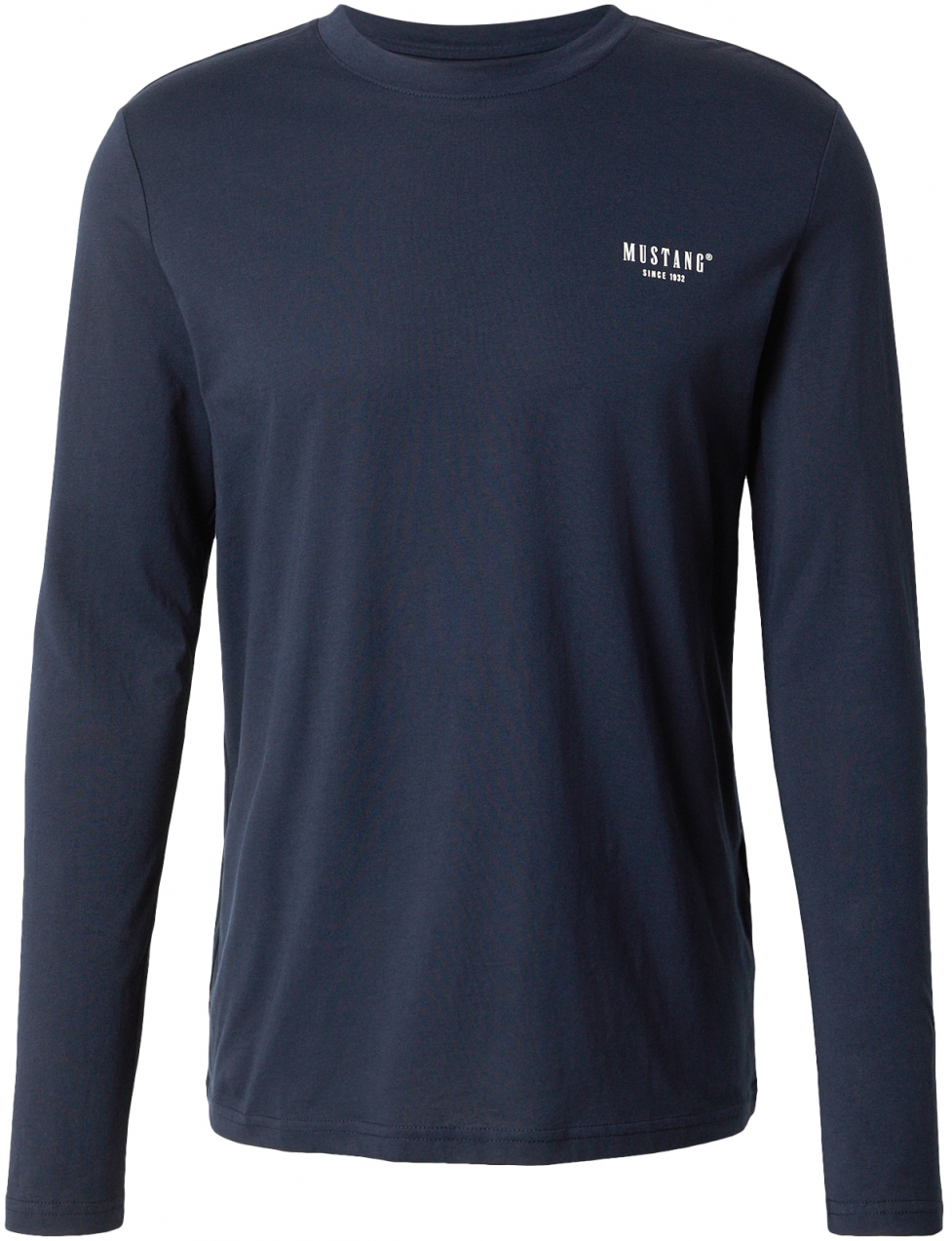 MUSTANG Tričko 'ASHEVILLE'  zafírová / biela