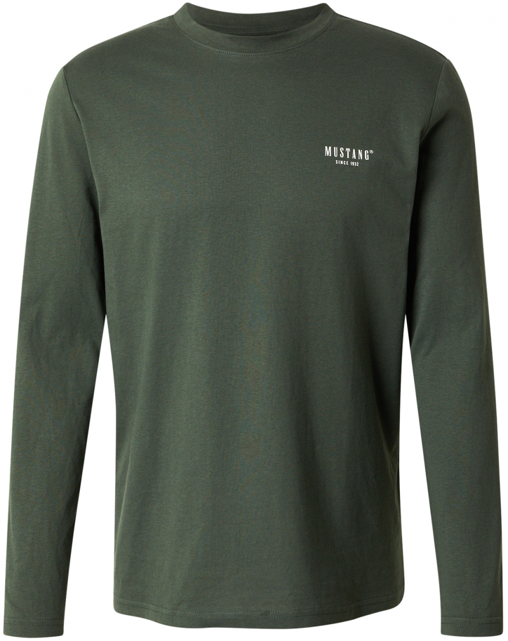 MUSTANG Tričko 'ASHEVILLE'  jedľová / šedobiela