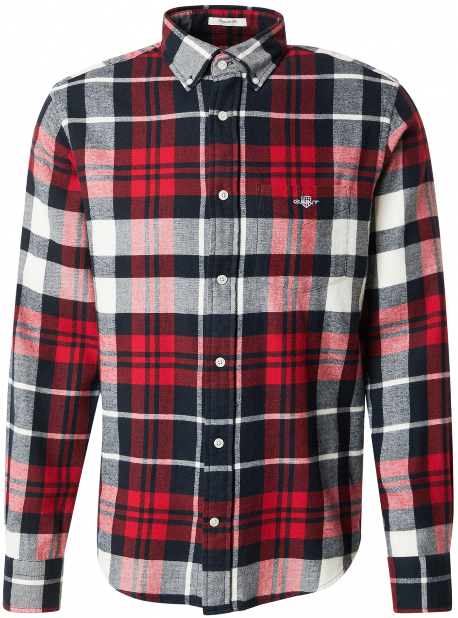 GANT Košeľa  námornícka modrá / rubínová / biela