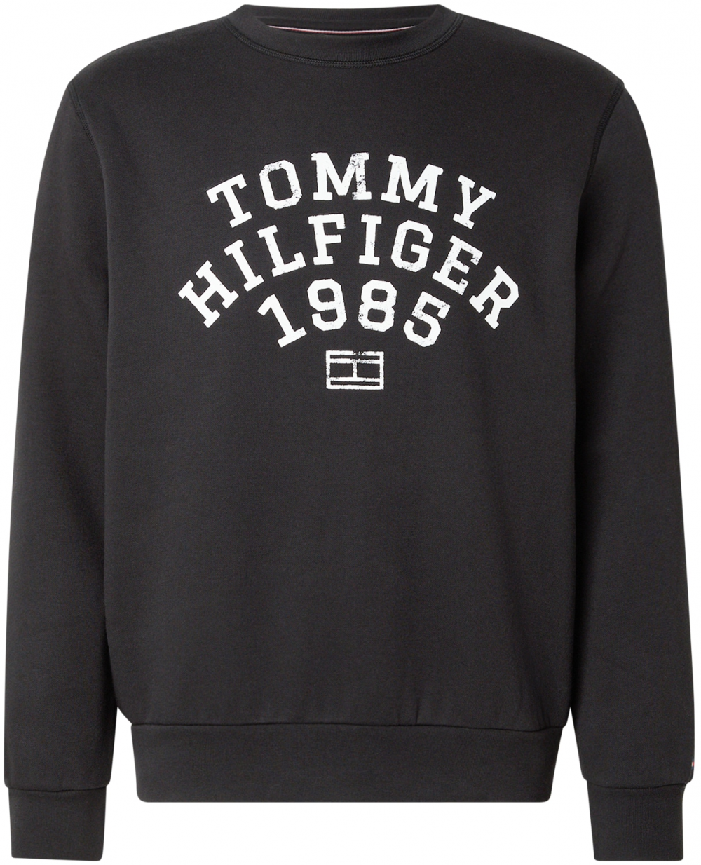 TOMMY HILFIGER Mikina 'ARCH'  čierna / biela