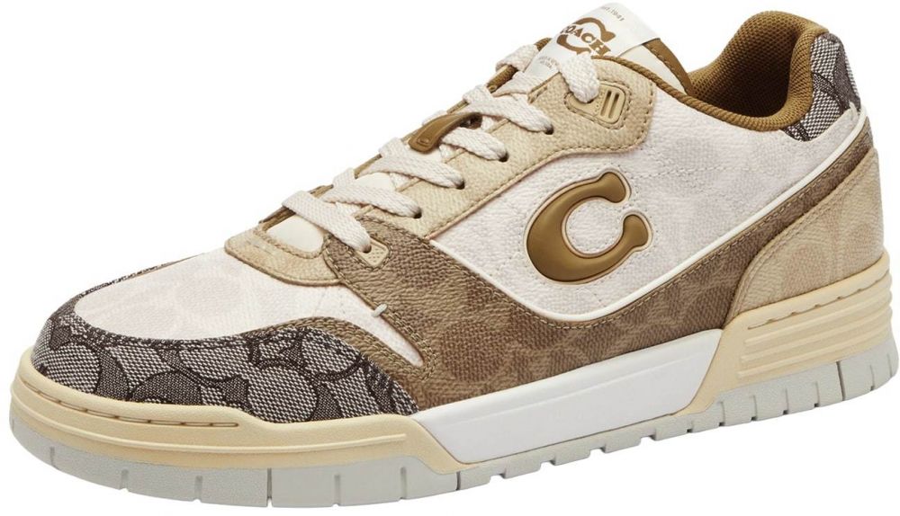 COACH Nízke tenisky 'Soho'  béžová / hnedá / tmavohnedá / biela