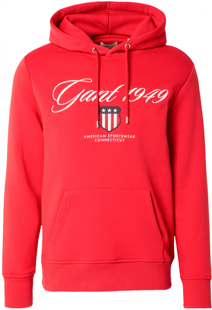 GANT Mikina  námornícka modrá / červená / biela