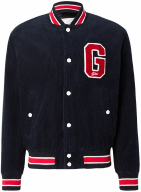 GANT Prechodná bunda  červená / čierna / biela