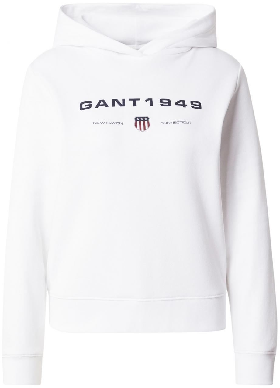 GANT Mikina  námornícka modrá / merlotová / biela