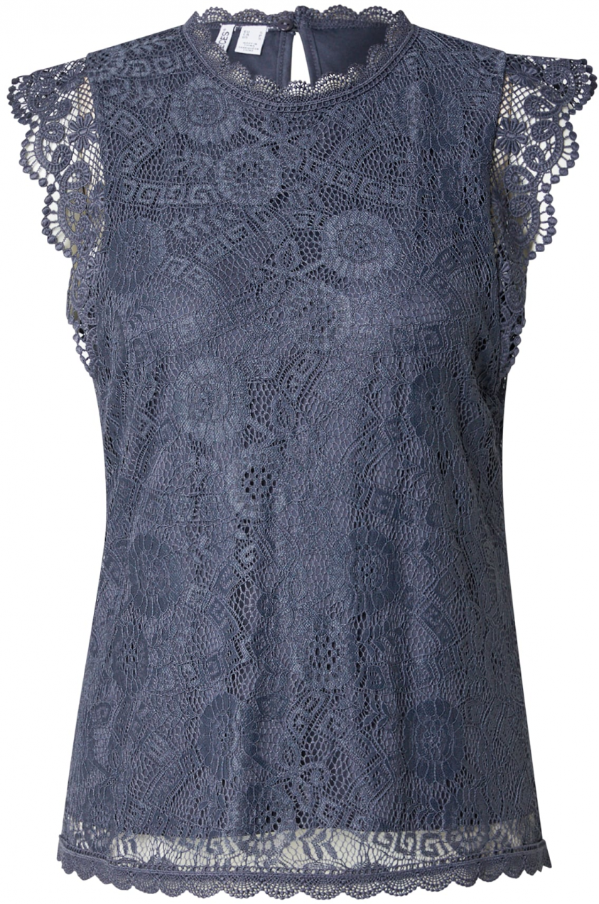 PIECES Blúzka 'PCOLLINE'  tmavomodrá