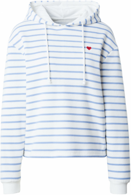 PIECES Mikina 'PCCHILLI'  opálová / biela