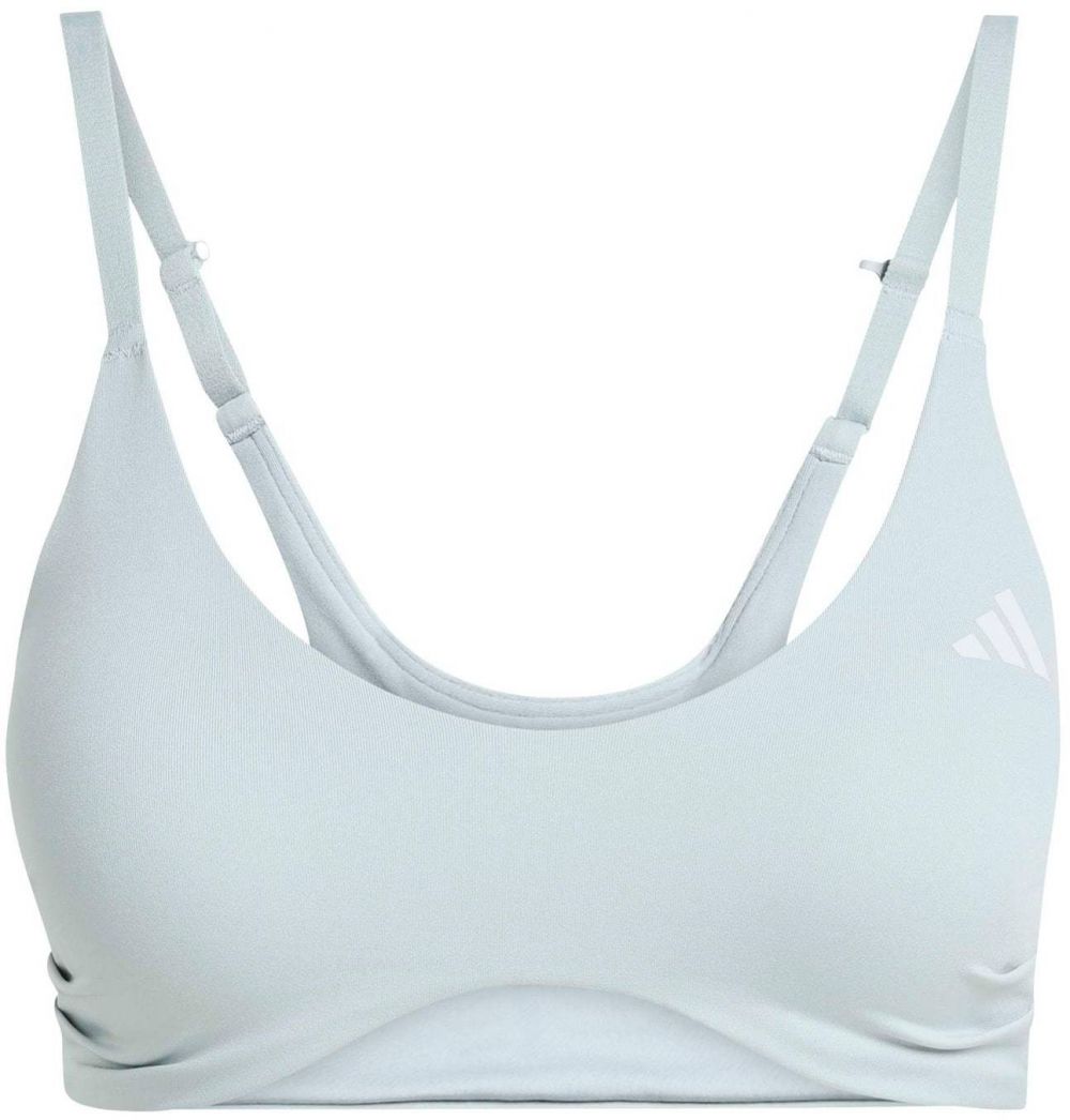 ADIDAS PERFORMANCE Športová podprsenka 'ESS'  pastelovo zelená / biela