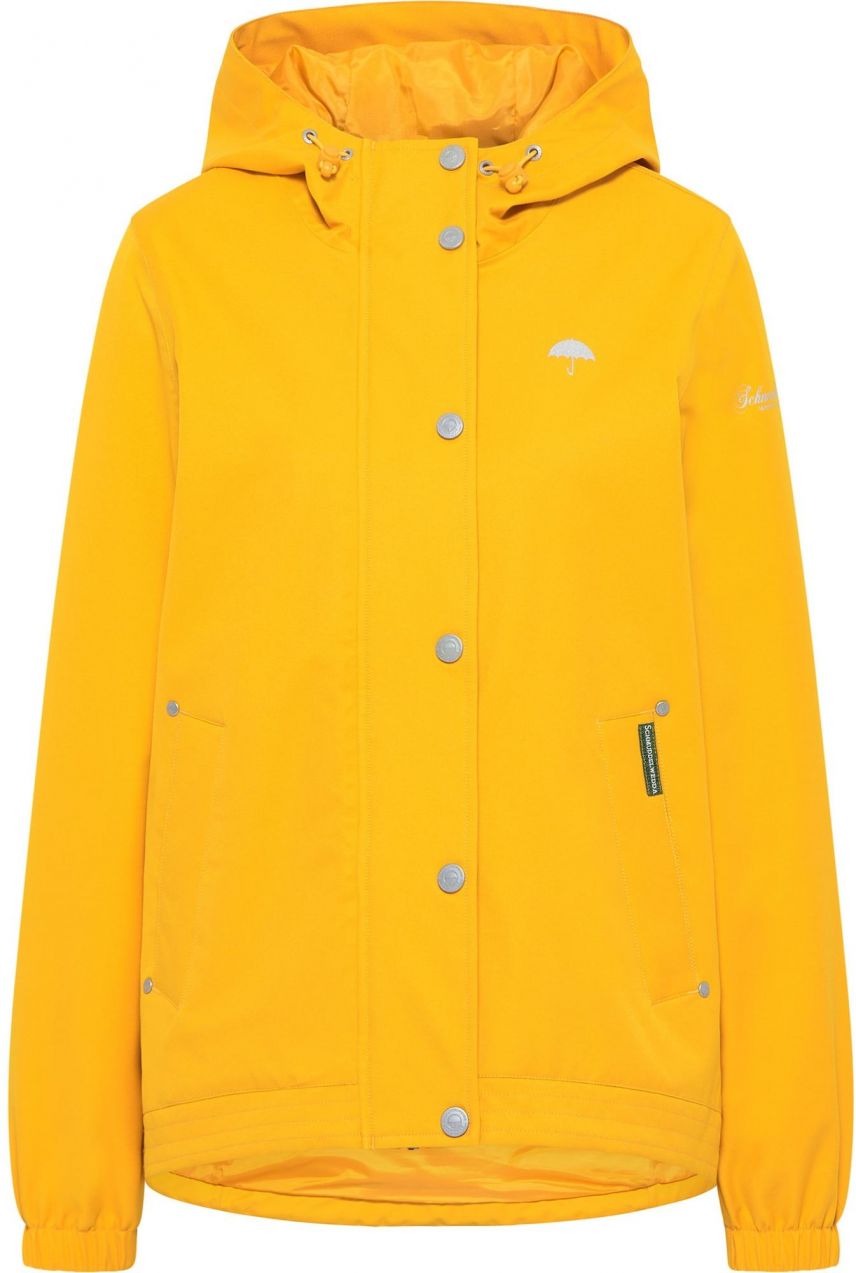 Schmuddelwedda Funkčná bunda  horčicová / striebornosivá