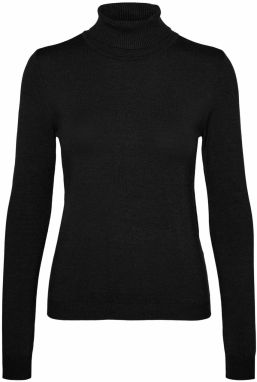 VERO MODA Sveter 'VMMHappiness'  čierna