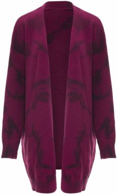 NAEMI Kardigán  baklažánová / farba lesného ovocia