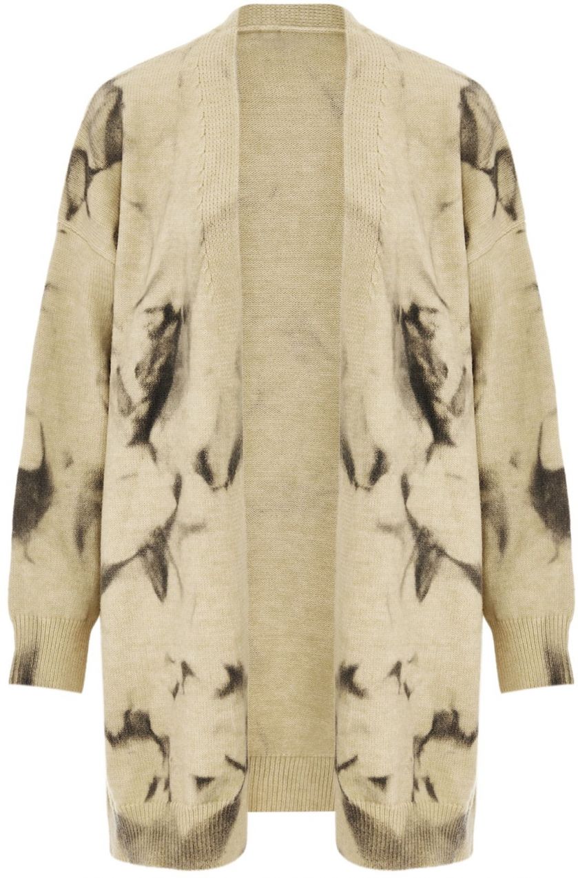 NAEMI Kardigán  béžová / sivá