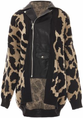 NAEMI Kardigán  béžová / čierna