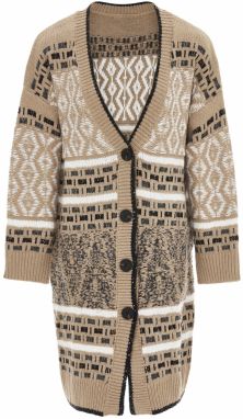 Jalene Kardigán  béžová / antracitová / čierna / biela