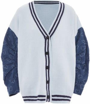 SANIKA Kardigán  námornícka modrá / svetlomodrá / tmavomodrá