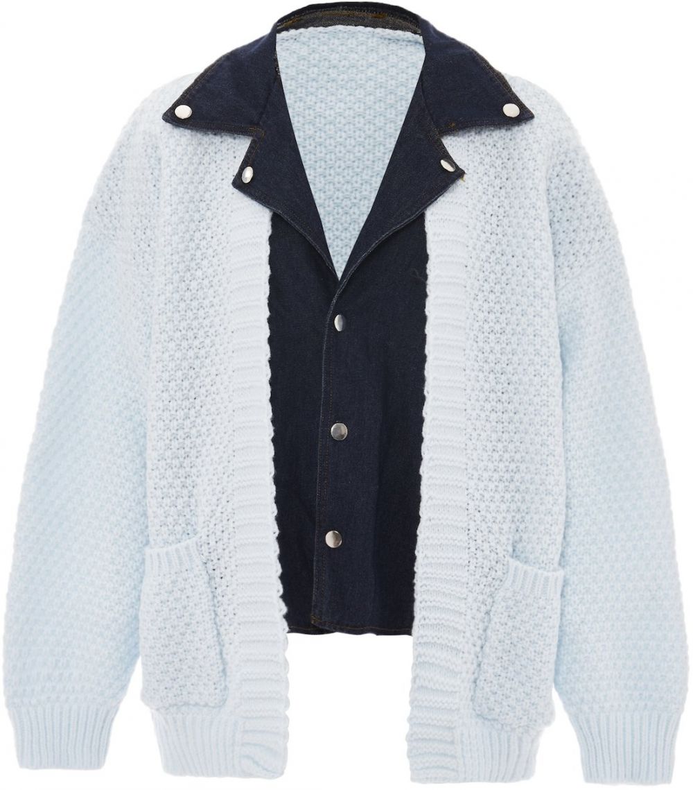 SANIKA Kardigán  námornícka modrá / svetlomodrá