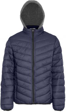 hoona Prechodná bunda  tmavomodrá / sivá melírovaná