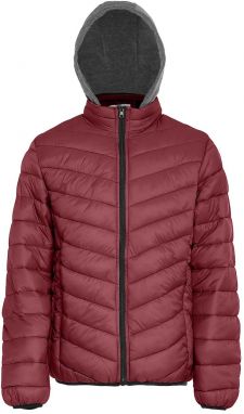 Flyweight Prechodná bunda  sivá melírovaná / bordová