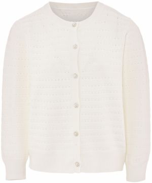 SANIKA Kardigán  biela ako vlna