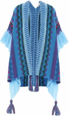 Gaya Pelerína  modrá / fialová / červená