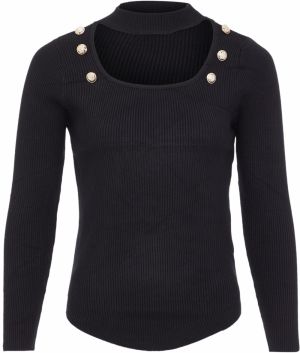 caneva Sveter  zlatá / čierna