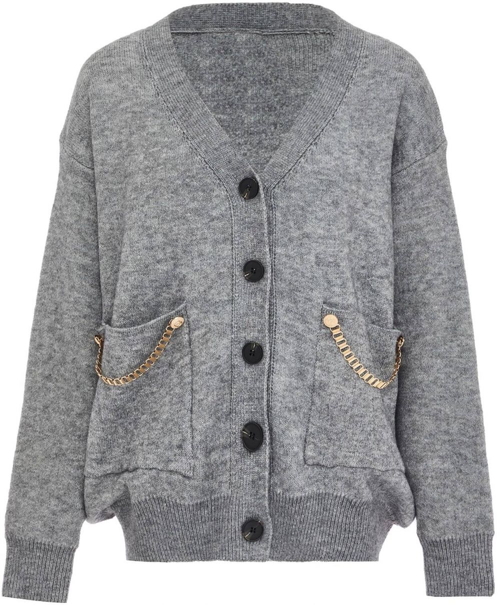 caissa Kardigán  zlatá / svetlosivá