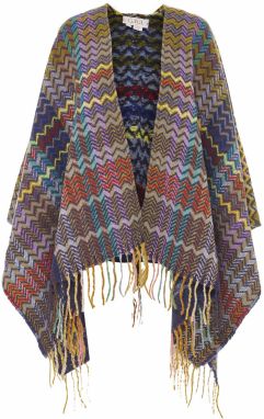 Gaya Pelerína  smaragdová / fialová / staroružová / červená