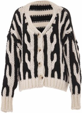 ebeeza Kardigán  béžová / čierna