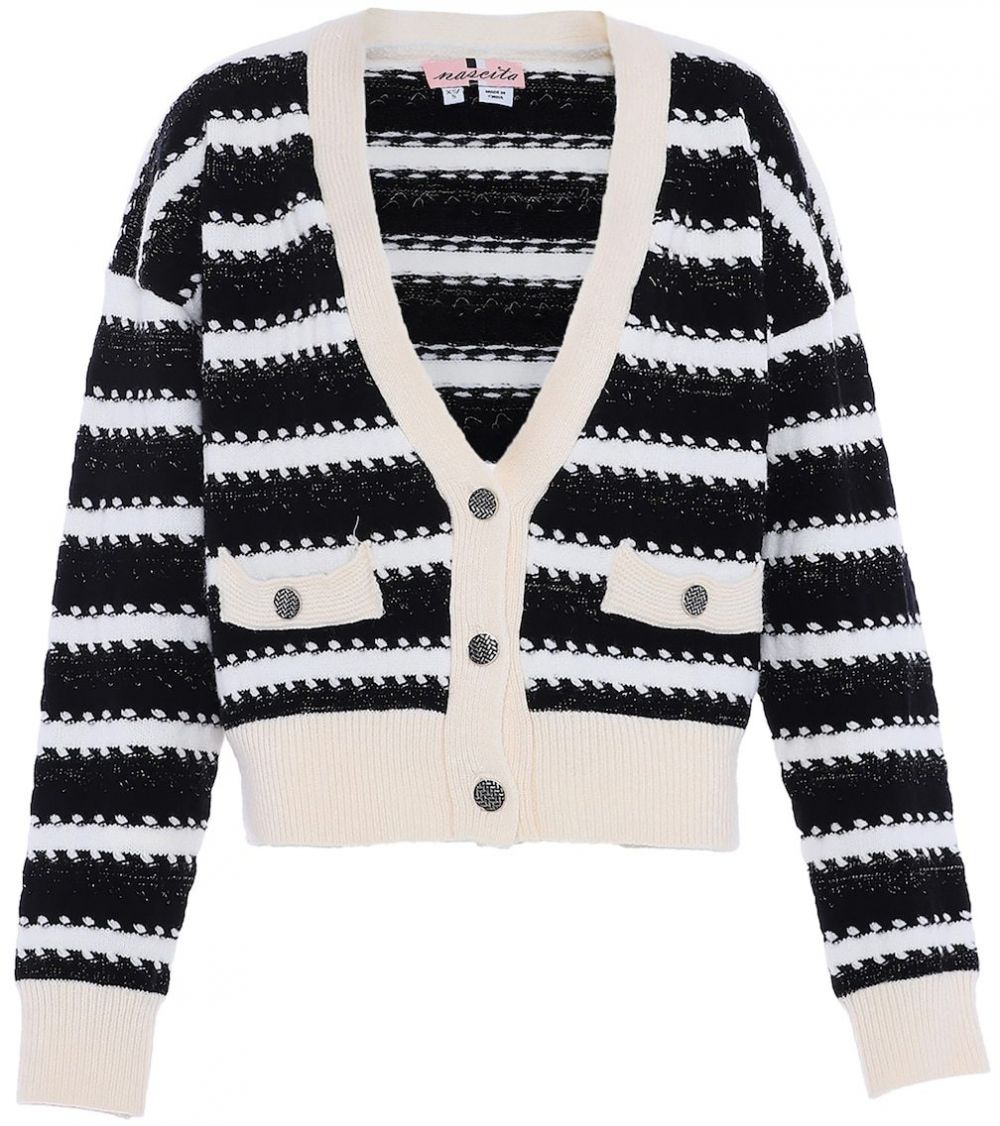 nascita Kardigán  čierna / biela