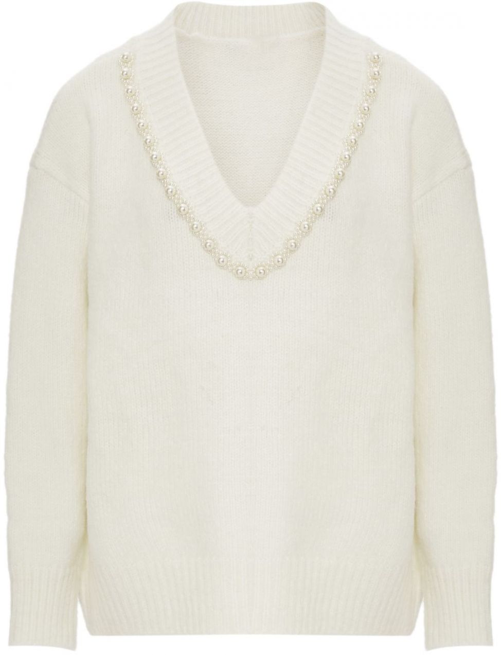 caissa Sveter  biela ako vlna